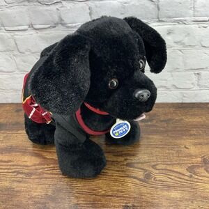 Build A Bear Miami Heat Promise Pets Black Lab Dog Puppy 12" Black Plush